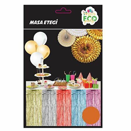 Masa Eteği Metalize 65*200cm Rose Gold