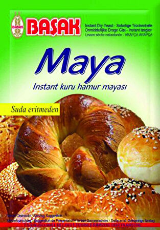 BAŞAK KURU MAYA-İNSTANT -10 Gr.x3 Adetx12 paket
