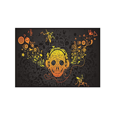 Skull Media Gaming Oyuncu Mouse Pad