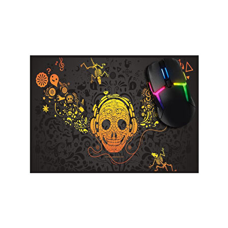 Skull Media Gaming Oyuncu Mouse Pad