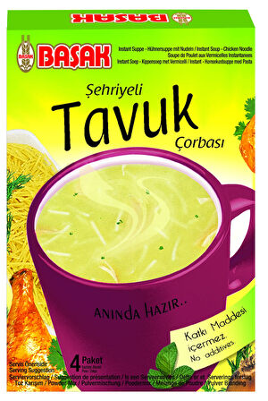 BAŞAK çabuk çorba-şehr.tavuk 20gr.x24adet