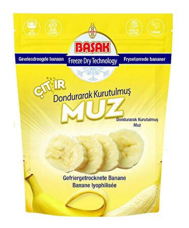 BAŞAK FREEZE DRİED-DONDURARAK KURUTULMUŞ MUZ 20 gr. X 6 Adet