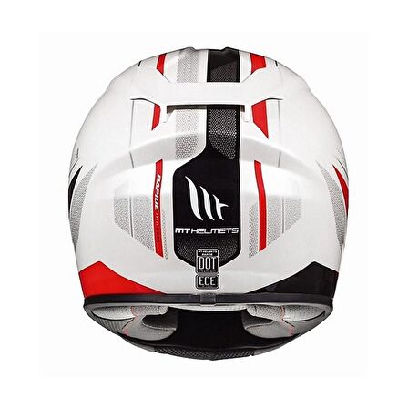 Mt Rapide Duel Gloss Full Face Motosiklet Kaski