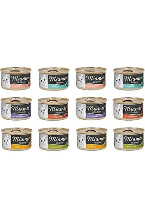 Pastete Karışık Kedi Yaş Maması 12 X 85 Gr