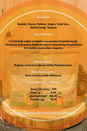 Brokoli Kaşık Maması 2'Lİ SET 100g + 6 Ay