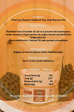 Pankek Keçi Boynuzu 2'Lİ SET 250g +8 Ay