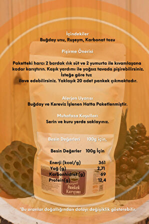 Pankek Ruşeymli 250g +8 Ay