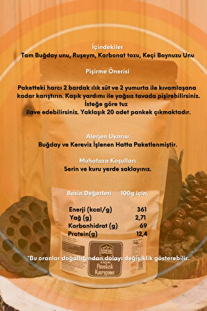 Pankek Tam Buğday 250g +8 Ay