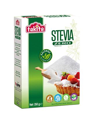 Takita Stevia Zero Kahverengi ve Beyaz Toz Tatlandırıcı 250 gr 2 Adet