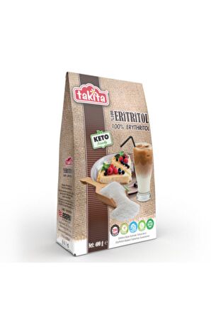 Takita %100 Eritritol Bazlı Sofralık Tatlandırıcı 400 gr %100 Erythritol