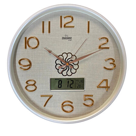 Enarose Hasır Kadranlı Duvar Saati A75622129