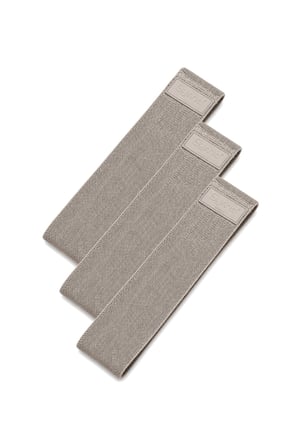 Gymo Hip Band Squat Egzersiz Kalça Direnç Bandı 76x8cm Toprak 3'lü Set