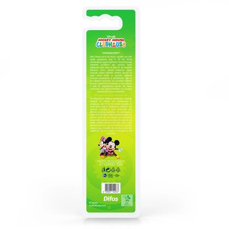 Difaş Mickey Mouse Yumuşak Kıllı Diş Fırçası 4-7 Yaş