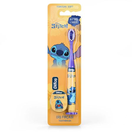 Difaş Stitch Yumuşak Kıllı Diş Fırçası 4-7 Yaş