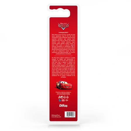 Difaş Cars Yumuşak Kıllı Diş Fırçası 4-7 Yaş