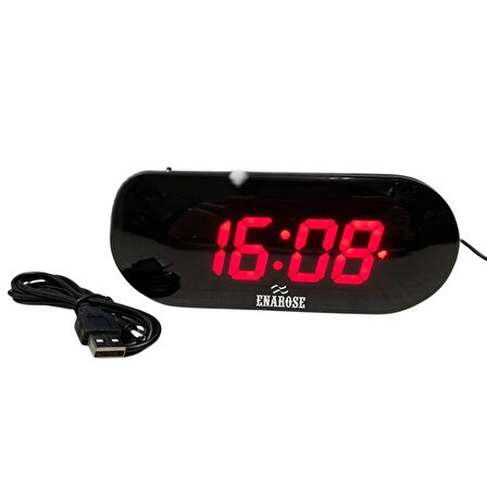Enarose Alarmlı Elektrikli Masa Saati E7517-1
