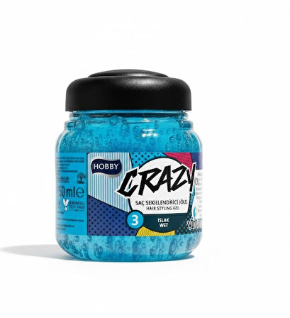 Hobby Crazy Islak Görünüm Saç Şekillendirici Jöle - 150 ml