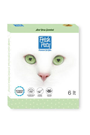 Fresh Paty Aktif Carbon Aloe Vera Kokulu Kedi Kumu 6 Lt