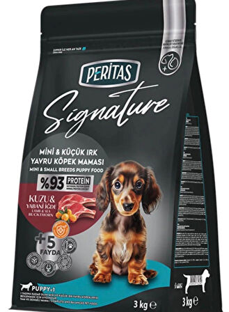 PERİTAS SİGNATURE KUZULU YAVRU KÜÇÜK IRK KÖPEK MAMASI 3 KG