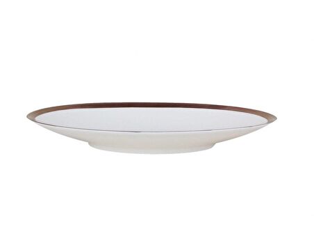 Porland Copper Line Kayık Tabak 24cm
