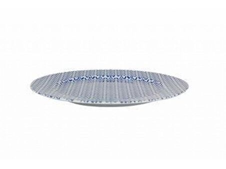 Porland Blue Desen.5 Düz Tabak