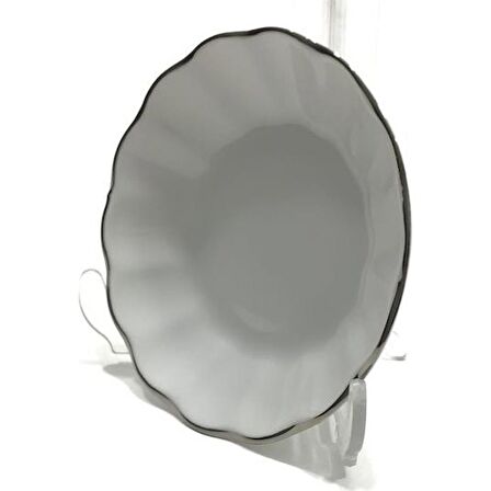 Porland Çay Tabak 6 lı Platin File