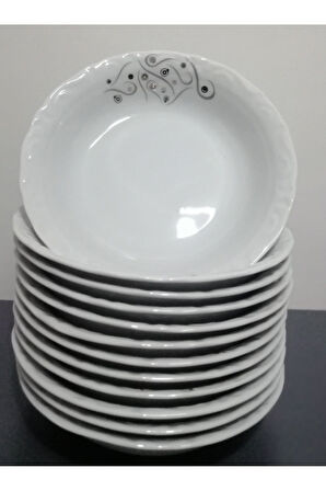 Yakamoz 12'li Çukur Tabak 17 Cm