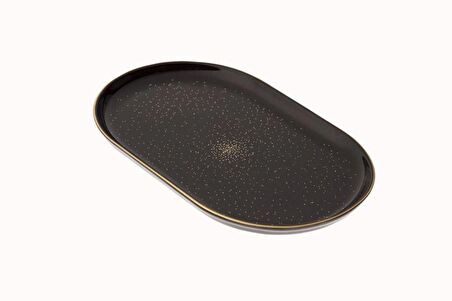 Porland Night Magic Kayık Tabak 32 cm  04ALM005352