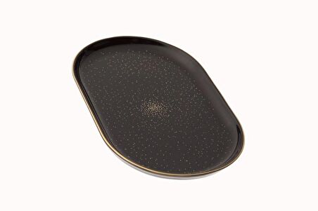Porland Night Magic Kayık Tabak 32 cm  04ALM005352