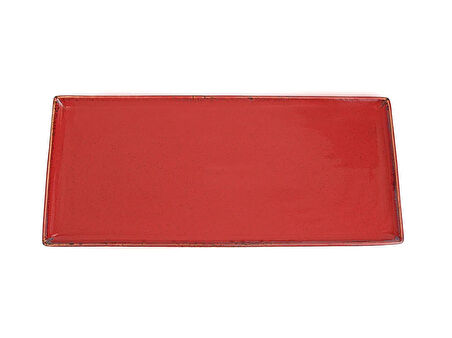 Porland Seasons Kırmızı Baton Pasta Tabağı 16x35 cm 04ALM001591