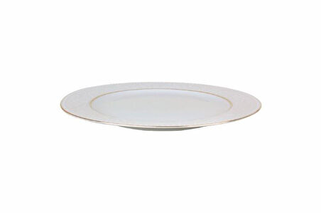 Porland Hazan Altın Yaldız Düz Tabak Tekli 25cm 04POR031038