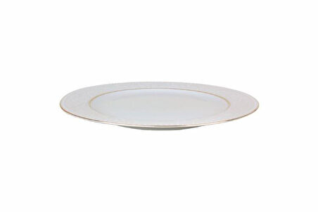 Porland Hazan Altın Yaldız Düz Tabak Tekli 25cm 04POR031038