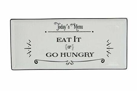 Porland Be Happy Baton Pasta Tabağı 35x15cm