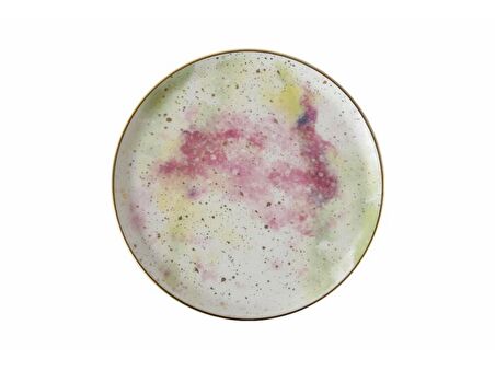 Porland Cosmos Desen2 Düz Tabak 20cm