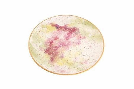 Porland Cosmos Desen2 Düz Tabak 20cm