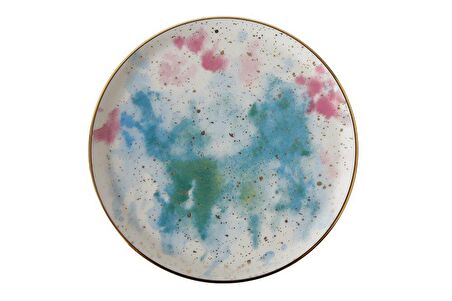 Porland Cosmos Serisi 20cm Düz Tabak Desen6
