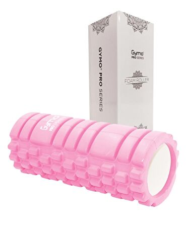 Gymo Pro Series Foam Roller Pilates Masaj Rulosu Pembe