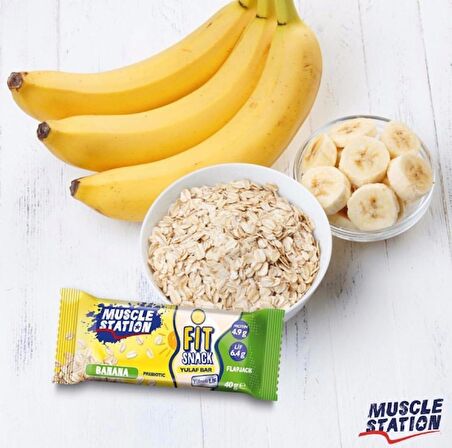 Fit Snack Yulaf Bar Banana 40 Gr 24'lü Kutu