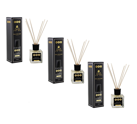 Pereja Reed Diffuser Tarçın ve Vanilya Çubuklu Oda Kokusu 100 Ml (3 ADET)