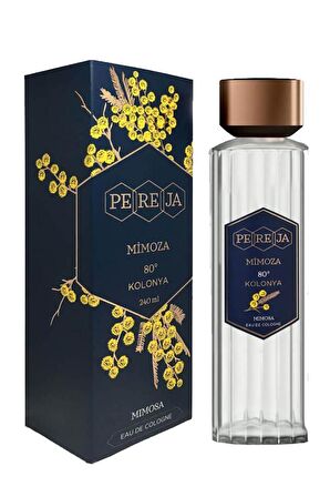 Pereja Mimoza 80 Derece Cam Şişe 240 ml Kolonya