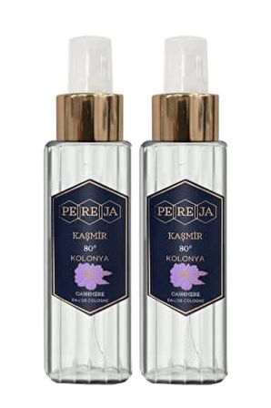 Pereja Kaşmir Kolonyası 100 ml Pet Ambalaj 2 li 