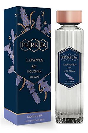 Pereja Lavanta 80 Derece Cam Şişe 250 ml Kolonya