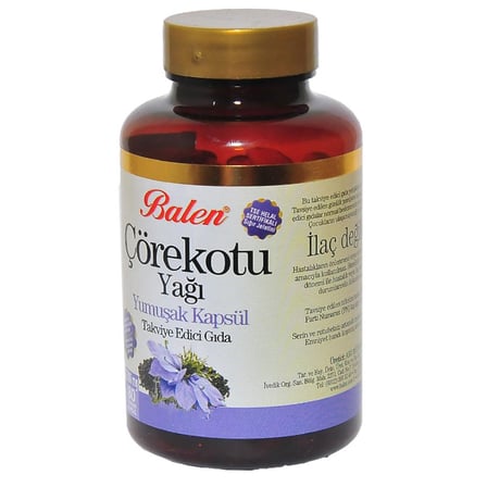 Balen Çörekotu Yağı 80 Yumuşak Kapsül