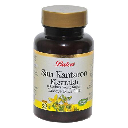 Balen Sarı Kantaron Ekstraktı 60 Kapsül