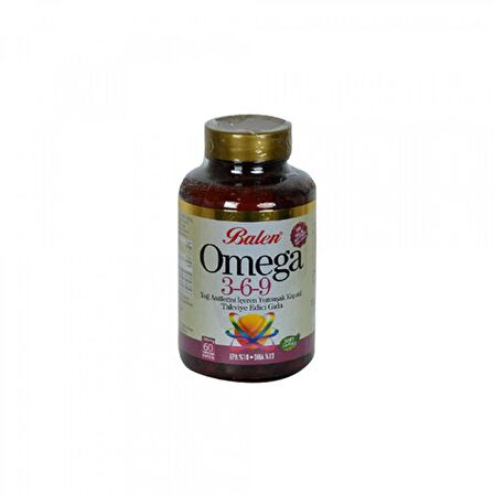 Omega 3-6-9 1585 Mg x 60 Yumuşak Kapsül EPA-18 DHA-12