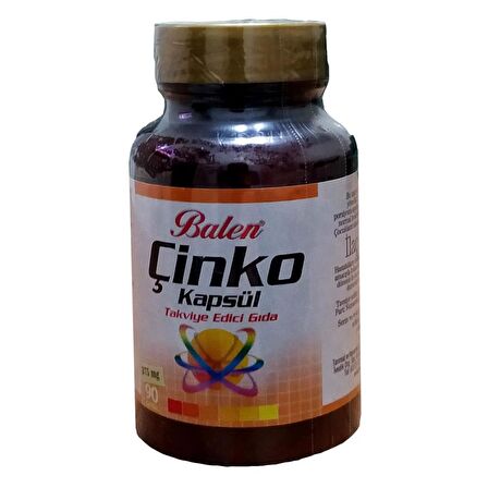 Balen Çinko 375Mg 90 Kapsül