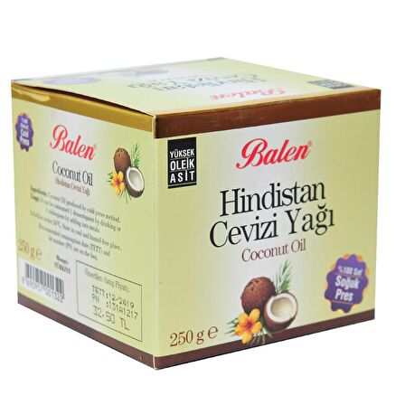 Balen Hindistan Cevizi Yağı 250Gr