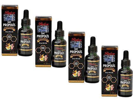4 ADET Balen Su Bazlı Sıvı Propolis Damla 30 ml.