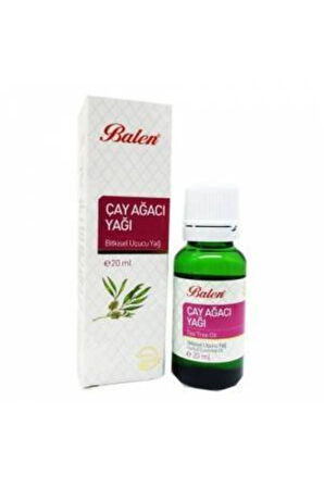 Çay Ağacı Yağı Doğal Bitkisel Uçucu Yağ 20 Ml Saç Ve Cilt Bakım Yağı