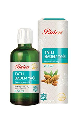 Balen Tatlı Badem Yağı 50 Ml